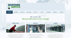 Desktop Screenshot of biopower-service.de